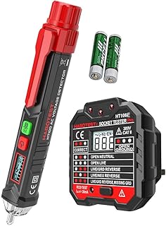 Berührungslos Wechselstrom Spannung Stift Detektor und Erweiterte RCD Elektrische Steckdosenprü…