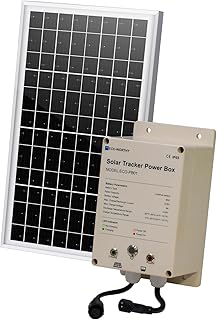 ECO-WORTHY Power Box für Solar Tracker System IP65 Wasserdicht: 10W monokristallines Solarpanel …