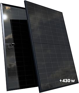 430VA bifaziale Solarpaneele – ALL BLACK – TOPCon-Technologie – Wirkungsgrad 22% – Verlängerungs…