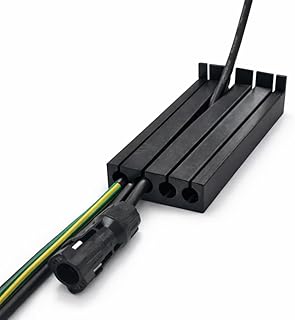 NEXCAPE PV-Dachdurchführung, Kabeldurchführung für Solarkabel, UV-beständig, Kunststoff TPU (…