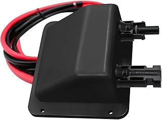 Solar Doppel Kabeldurchführung mit 6mm² 1m kabel, Dachdurchführung Solar Wasserdicht mit Solar…