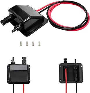 Solar Dachdurchführung, Kabeldurchführung mit 6mm² 1m UV-beständige Verlängerungskabel und I…