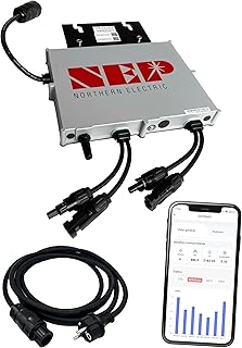 Mikrowechselrichter von NEP BDM800VA – Plug and play – MPPT-Wirkungsgrad >99.5% – 5m Netzkabel – …