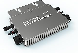 Intratec Mikro Wechselrichter WVC-800W – IP 65 Wechselrichter Balkonkraftwerk MPPT mit WiFi & C…