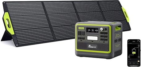 FOSSiBOT F2400 Powerstation mit 200W Solarpanel, Solargenerator 2048Wh LiFePO4 Batterie 230V 2400…