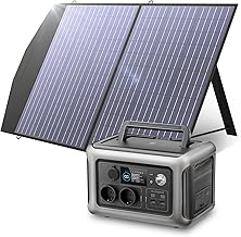 ALLPOWERS Solargenerator R600, 299WH LiFePO4 Batterie, 2x 600W (1200W Spitze) AC Ausgang Tragbare…