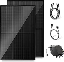 1000W Balkonkraftwerk – Balkonkraftwerk 800W komplett Steckdose – neuester 800 Watt Wechselrichte…