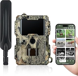 DÖRR Cloud Mini 4G/LTE Wildkamera, Überwachungskamera, Simlockfrei, iOS/Android/Web App, 4G Bil…