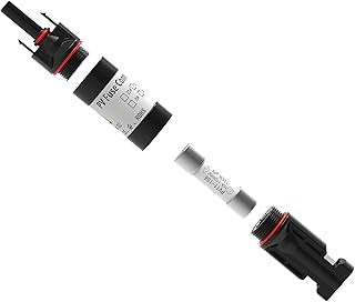 Solar Sicherungsstecker 30A 1000V Wasserdichter Solar Sicherungshalter Stecker und Buchse für So…