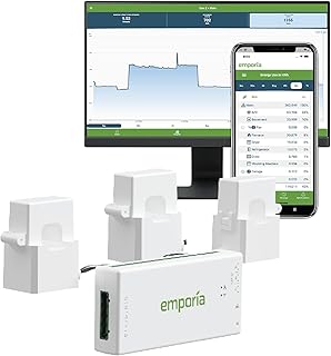 Emporia Vue 3 3-Phasen Smart Home Energy Monitor – Gerät zur Haus- und Gebäudeautomatisierung…