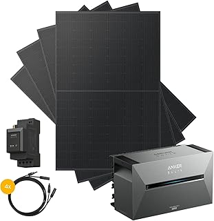 2000W Balkonkraftwerk ohne Halterung inkl. Anker Solarbank 3 Pro | Balkon Kraftwerk mit Speicher …