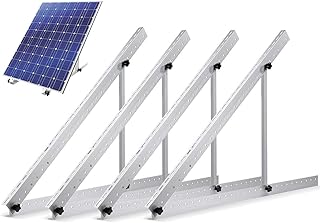 2 Paar Solarpanel Halterung 45 zoll, Universal Solarmodul Halterung Flachdach für Solarpanel 100…