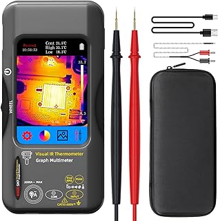 BSIDE SH7 Wärmebildkamera Multimeter 2 in 1 Multimeter Digital 20000 Counts TRMS mit 3.98″ Touch…