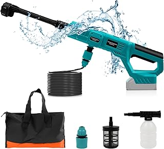 Akku Hochdruckreiniger für Makita 18V, Mobile Hochdruckreiniger mit Schlauch Tragbarer für Auto…