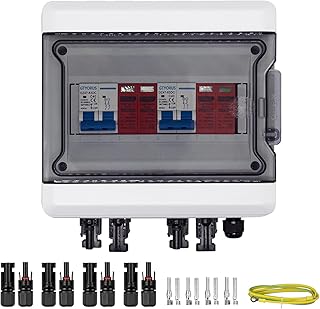 Boîte Photovoltaïque,DC überspannungsschutz PV Solar Trennschalter mit Solarstecker 2 String 5…