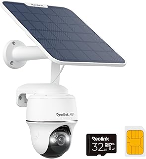 Reolink 4K 3G/4G LTE Überwachungskamera mit SIM Karte, 355°&140° PTZ Solar Kamera Outdoor mit …