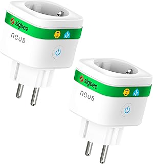 NOUS A7Z ZigBee Smart Steckdose mit Energieüberwachung, 16A, App- & Sprachsteuerung, Zeitplan & …