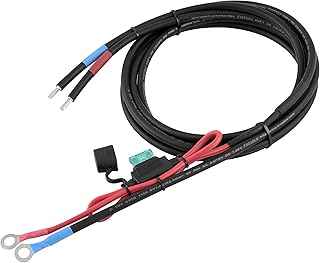 enjoysolar 6mm² Batteriekabel Solarladeregler und Batterie mit Sicherung M8-Ringösen (30A 6mm²…