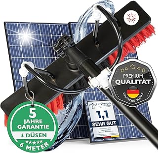 toolmacher Teleskop Waschbürste 6m [5 JAHRE GARANTIE] – Waschbürste mit Teleskopstiel – Terrass…