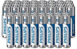 Philips Ultra Alkali AA-/AAA-Batterien in der Kombipackung – Vielseitigkeit für alle Geräte, 40…