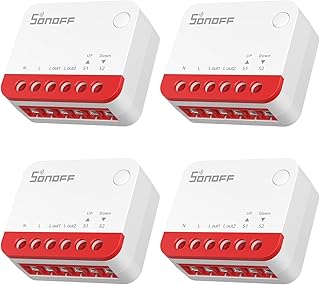 SONOFF Zigbee Smart Rollladenschalter, MINI-ZBRBS, Mini-Größe, Prozentsteuerung, Zigbee Repeate…