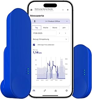 Smart Meter Stromzähler auslesen mit IR Lesekopf, WLAN und App – mit Batterie oder USB-C – Home …