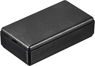 sourcing map 3 Stück Staubdicht Mini-Verteilerdose 50x27x14mm ABS für Elektroprojekt Schwarz
