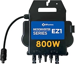 APsystems EZ1-M 800W Mikrowechselrichter mit WLAN & Bluetooth, PV VDE Zertifiziert, Plug & Play W…