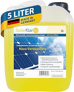 SolarKlar365 Photovoltaik- und Solaranlagen Reiniger | PV Anlage reinigen | Lotuseffekt langanhal…