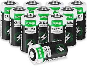 CR123A 3V Lithium Batterie, 10 Stück CR123 HöChster Leistung Batterie CR123A CR 123A Lithium Ba…