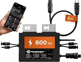 Solarway All In One Envertech Mikro-Wechselrichter 800W Set inkl. 5m Kabel – Wechselrichter Balko…