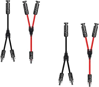Solar Y Kabel 6mm², Y Stecker Solar Paar, Solarkabel Y Verteiler, PV Y Stecker Module Balkonkraf…