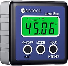 Neoteck Digitaler LCD Winkelmesser Neigungsmesser Inklinometer Wasserdicht Bevel Box Winkelmessge…