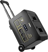Tragbares Powerstation 1200W 1075Wh, 3X AC (Spitze 2400W) PurMars, Solarspeicher PD100W, bidirekt…