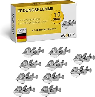 Avoltik Erdungsklemme für PV Module 10 Stück I Solar Panel Klemmen aus robustem & hochwertigem …