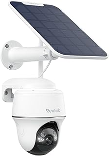 Reolink 5MP PTZ Solar Überwachungskamera Aussen Akku, 360°/140° Schwenkbare WLAN IP Kamera Out…