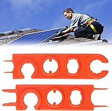 2 Stück Solar Schraubenschlüssel für Solarpanel Steckverbindungen, Photovoltaik Solar Schraube…