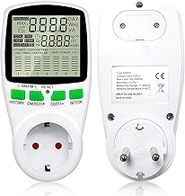 Strommessgerät für Balkonkraftwerk, Mini PV Anlage, Mini Solaranlage, Stromzähler für Steckdo…