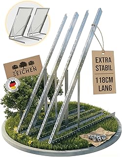 Drei Eichen – 4x Balkonkraftwerk Halterung.118cm stabiles 3mm Aluminiumprofil mit hochwertigen Ed…