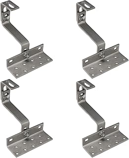 4X Dachhaken 3-fach verstellbar Edelstahl PV Photovoltaik Solar Montage Solarpanel Dachhalterung …