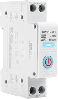63A wlan schalter hutschiene wifi 1P Zeitschaltuhr Hutschiene tuya smart circuit breaker sprachst…
