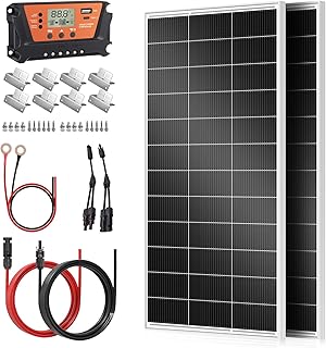 18BB 2 * 200Watt Solarpanel, N-Type 12 V 400 W Solarmodul, Hocheffiziente Monokristalline PV-Modu…