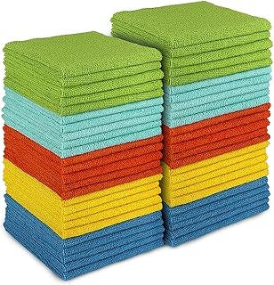 AIDEA Mikrofaser Reinigungstücher Lappen Putztücher Fenster Tücher Mikrofasertücher Geschirrt…