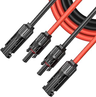 Solarkabel 6mm2,Verlängerung 6MM²2M, Solarstecker Solarkable Verlängerungskabel,pv Kabel 6mm2,…