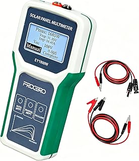 1800W Solarpanel Tester Photovoltaik Panel Multimeter Verbesserter Stil EY-1800W mit Ultraklarem …