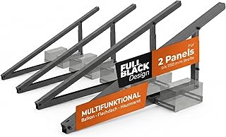 Solarway Balkonkraftwerk Halterung für Solarpanel | Balkon, Geländer, Fassade und Flachdach Bef…