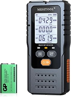 EMF-Messgerät EF/MF/RF 3-in-1 Elektromagnetische Felder Messgerät Digitales Elektromagnetische …