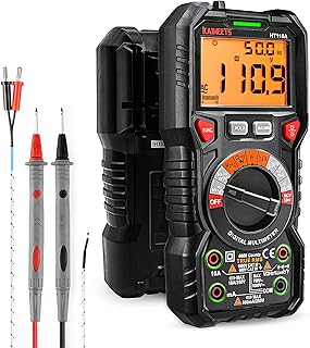 KAIWEETS Digital Multimeter mit LED-Buchsen, Strommessgerät True RMS Auto-Range 6000 Zähler, mi…