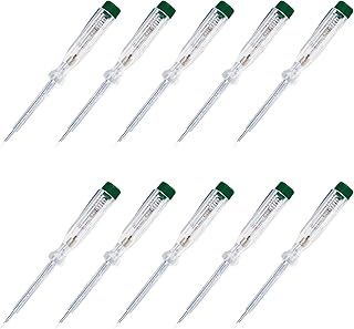 Einpoliger Spannungsprüfer/Phasenprüfer mit fest integrierter Glimmlampe, Schraubendreherklinge…