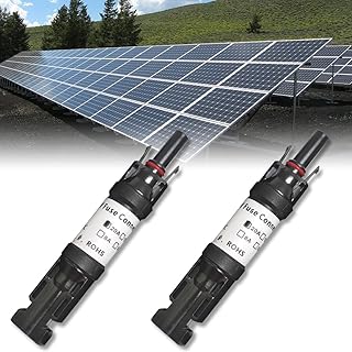 Solar PV Steckverbinder, Afenau 2 Stück 20A 1000V Solar PV Solardiodenstecker Solardiode Stecker…